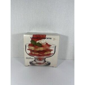 Vintage Crown Corning Applesauce Dessert Dishes  NIB